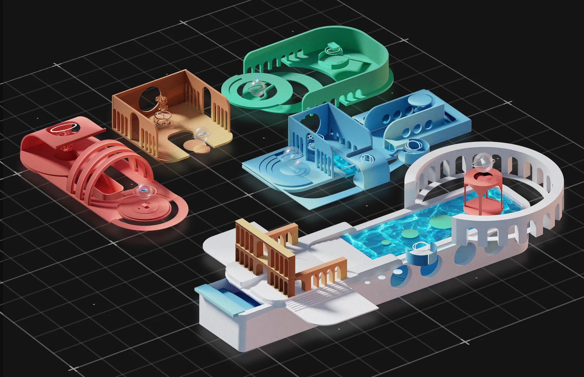 Crypto Bull Society: Elysium — 3D Virtual Worlds — project image 1